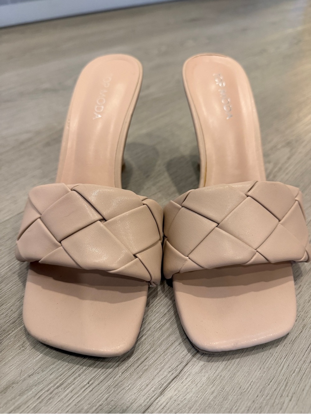 TOP Moda Woven Slide Mules